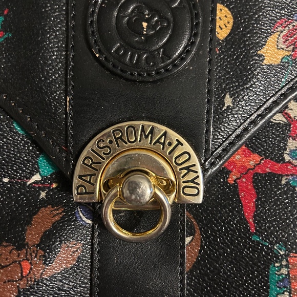 Vintage Victory Duck- circus print leather bag - Picture 2 of 11